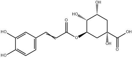 (1S,3R,4R,5R)-3-[[3-(3,4-Dihydroxyphenyl)-1-oxo-2-propenyl]oxy]-1,4,5-trihydroxycyclohexanecarboxylic acid(327-97-9)